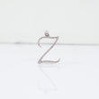 10K WG Diamond Little Letter Z Italics Pendant / 1.56gr / 0.8in / D-0.18Ct