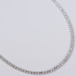14K WG Lab Diamond Tennis Chain / 17.15gr / 3mm / 22in / 15.28 CTTW Lab VS / E-F