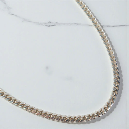 Silver 999 Micro Cuban Links Chain / 36.9gr / 5mm / 22in /