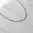 14K WG Rope Chain / 6.1gr / 2.1mm / 16in /