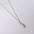 18K WG Diamond Luxury Set Jewelry / 1.66gr / 0.8mm / 18in / 0.20Ct Dia