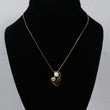 14K Yellow Gold Women'S Jewelry Set With Pearls / 5.3gr