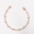 14K YG Lab Diamond Pear Brilliant Bracelet / 7.34gr / 5.4mm / 7in / CVD-10.35Ct