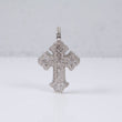 18K WG Diamond Cross Pendant / 10.2 gr / 1.66Ct