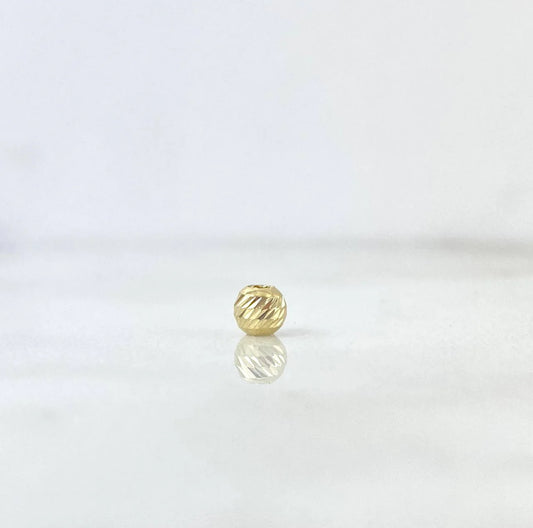 18K YG Diamond Cut Ball Accessory / 0.10gr / 4mm /