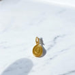 18K Yellow Gold Letter O Pendant / 0.52gr