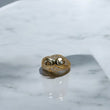 10K YG Luxury Rings / 2.5gr / Sz 6.5 / Zircons