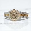 Watch Bustdown Rolex 2 Tone Yellow Arabic Numbers / 36mm / Wt Dia