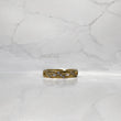 14K Yellow Gold Fashion Ring With Zirconia / 2.6gr / Size 7
