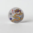 Silver Australian Lunar Series III - 2024 Year Of The Dragon Yellow  Coin  / 1oz /  /