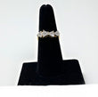 14K Yellow Gold Diamond Hearts Ring 0.50Ct Dia / 2.9gr / Size 7