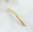 18K 3 Tone Cylinder Trio Of Nails Ironwork / 0.64gr / 1.5in /