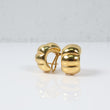 14K YG Fashion Hoop Earrings / 6.1gr /