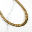 10K YG Cuban Links Chain / 212.8gr / 11.5mm / 25in /
