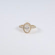 14K YG Lab Diamond Oval Cut Brilliant With Certificate Engagement Ring / 2.86gr / Sz 5 / 1.10Ct Lab Dia / D / VS1