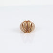 Women Ring 14K Yellow Gold With Zirconia / 4.3gr / Size 7