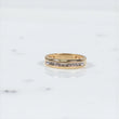 10K YG Diamond Fashion Engagement Ring / 3.8gr / Sz 10 3/4 / D-0.25Ct