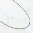 10K YG American Cuban Diamond Cut Chain / 3.1gr / 2mm / 18in /