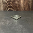 14K White Gold Diamond Luxury Engagement Ring 0.66Ct Dia / 2.93gr / Size 6 3/4