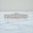 14K WG Diamond Luxury Bracelet / 9.1gr / 4mm / 7in / D-0.17Ct