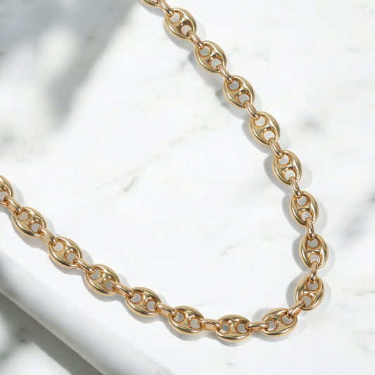 10K Yellow Gold Gc Chain / 19.4gr / 8.3mm / 18in