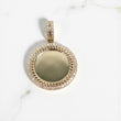 10K YG Diamond Memorial Pendant / 9.52gr / 1.6in / D-1.10Ct
