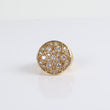 Men'S Ring 10K Yellow Gold With Zirconia / 17.4gr / Size 12
