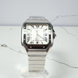 Cartier Santos White Face Watch / 41mm