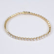 14K YG Lab Diamond Tennis Bracelet / 6.4gr / 3.5mm / 7in / 5.74Ct Lab / VS / F