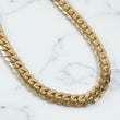10K YG Cuban Links Chain / 255gr / 13.4mm / 22in /