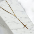 10K YG Rosary Chain / 6.09gr / 2.9mm / 18in