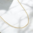 10K Yellow Gold Military Balls Chain / 6.2gr / 1.9mm / 22in