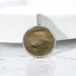 10K YG Diamond Memoral Pendant Pendant / 29.37gr / 2.7in / 2.56Wt Dia