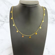 14K Yellow Gold Star Waist Belly Chain / 6.5gr / 1.5mm / 34in