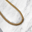 14K YG Cuban Links Chain / 156.8gr / 9mm / 24in /