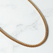10K YG Micro Cuban Links chain / 55.4gr / 5.7mm / 24in /