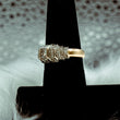 14K YG Diamond Princess Engagement Ring / 6 gr / Sz 7 / Ct Dia