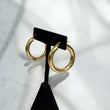 14K Yellow Gold Hoop Earrings / 3.5gr