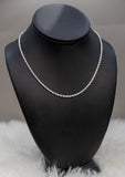 10K White Gold Rope Chain / 9.4gr / 22in