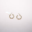 14K Yellow Gold Hoop Earrings / 1.9gr