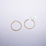 14K Yellow Gold Stud Earrings / 3.3gr