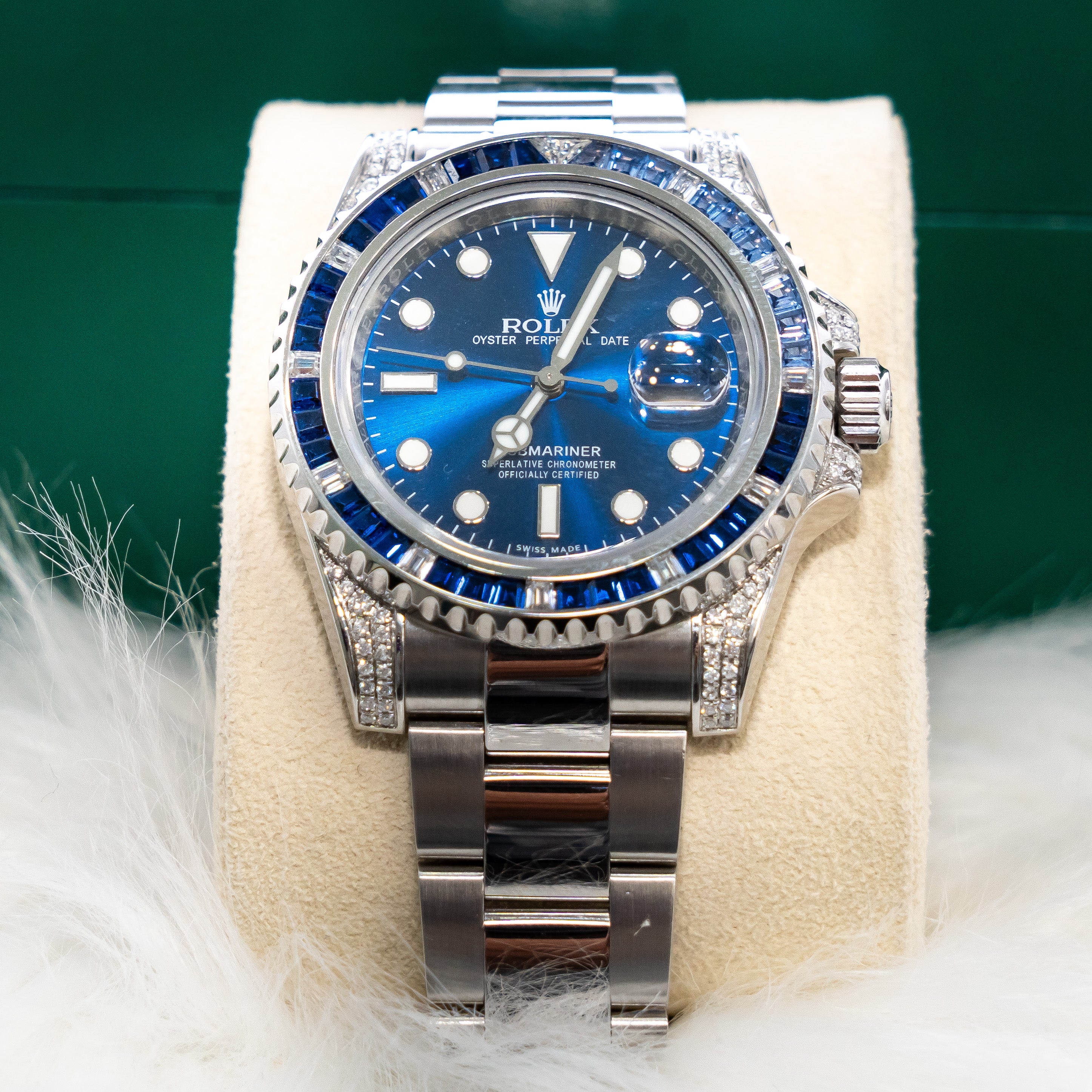 Rolex 2016 Submariner 41Mm With Diamond/Sapphire