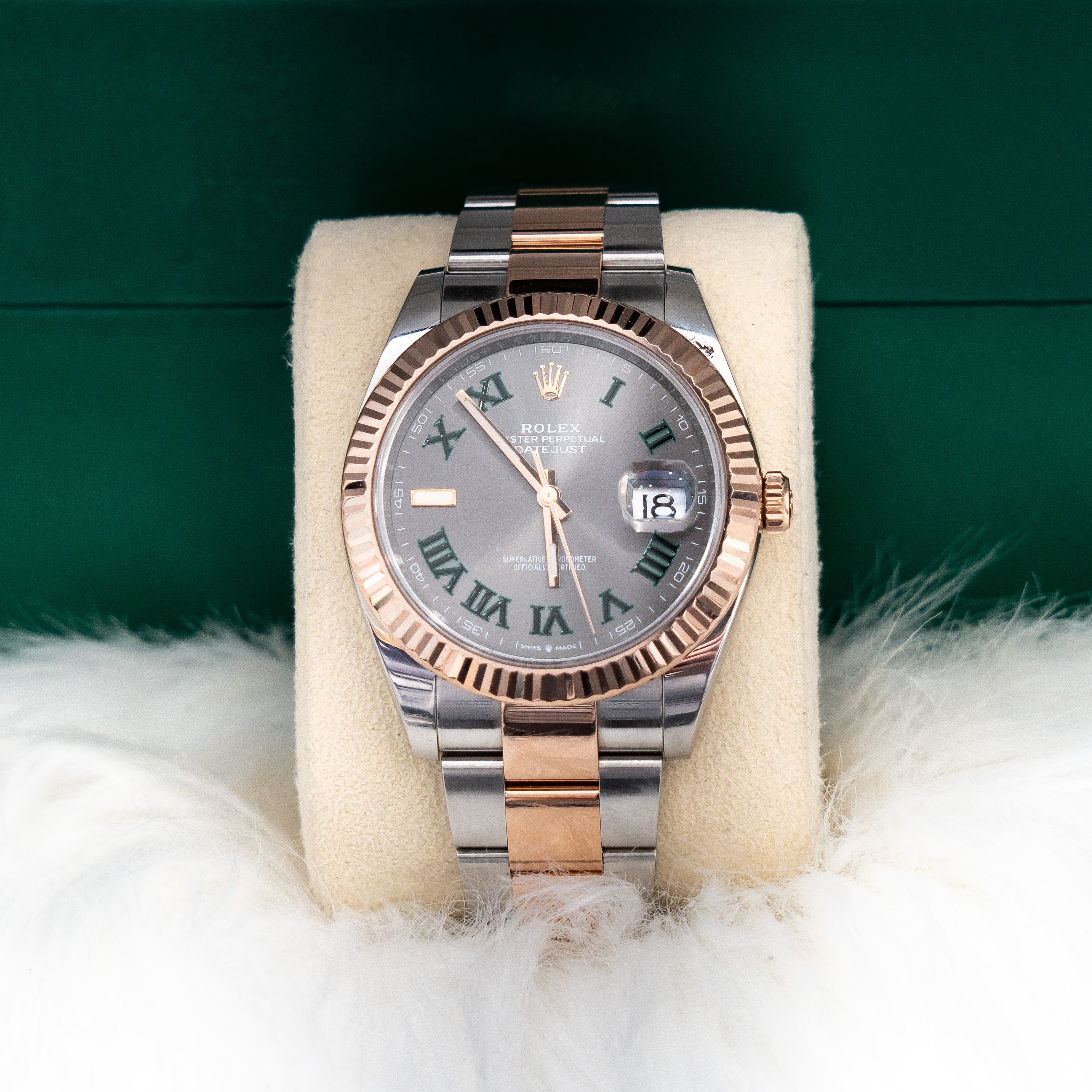 Rolex Wimbledon 2021 Oyster Band Two Tone-Rose 41Mm