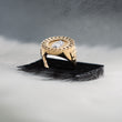 Guadalupe Virgen Ring 14K Yellow - White Gold / 8.7gr / Size 11
