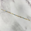 14K Yellow Gold Evil Eye Bracelet / 4.7gr / 5mm / 8in