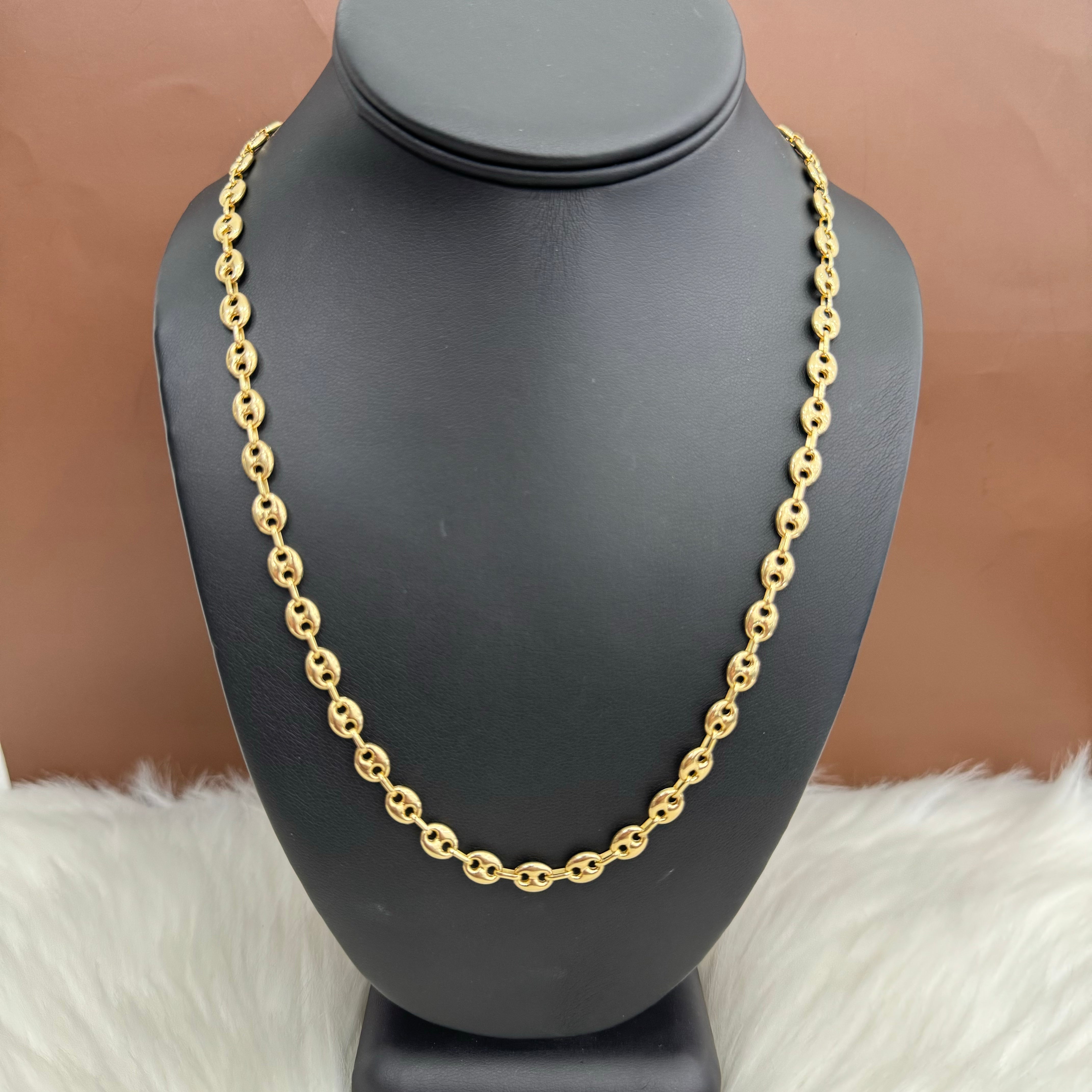 18K Yellow Gold Gc Chain / 12.6gr / 6.3mm / 20in