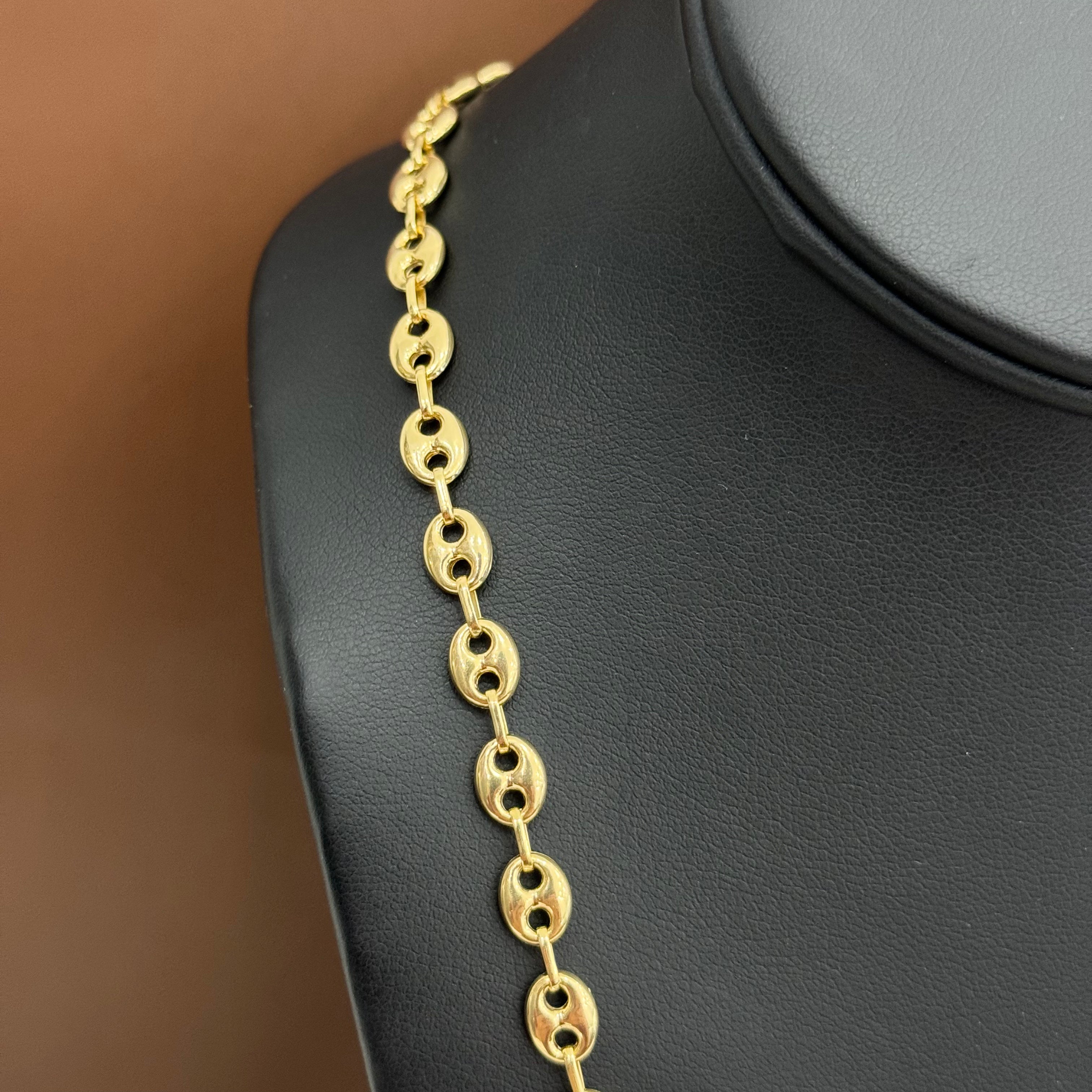 18K Yellow Gold Gc Chain / 12.6gr / 6.3mm / 20in