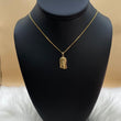 14K Yellow Gold Jesus Face Jewelry Set / 4gr