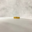 10K Yellow Gold Cuban Links Ring / 8.8gr / Size 10 1/4 / 7.2mm