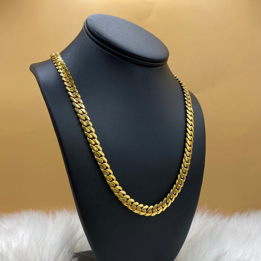 10K Yellow Gold Cuban Links Chain / 112.3gr / 7.5mm / 26in